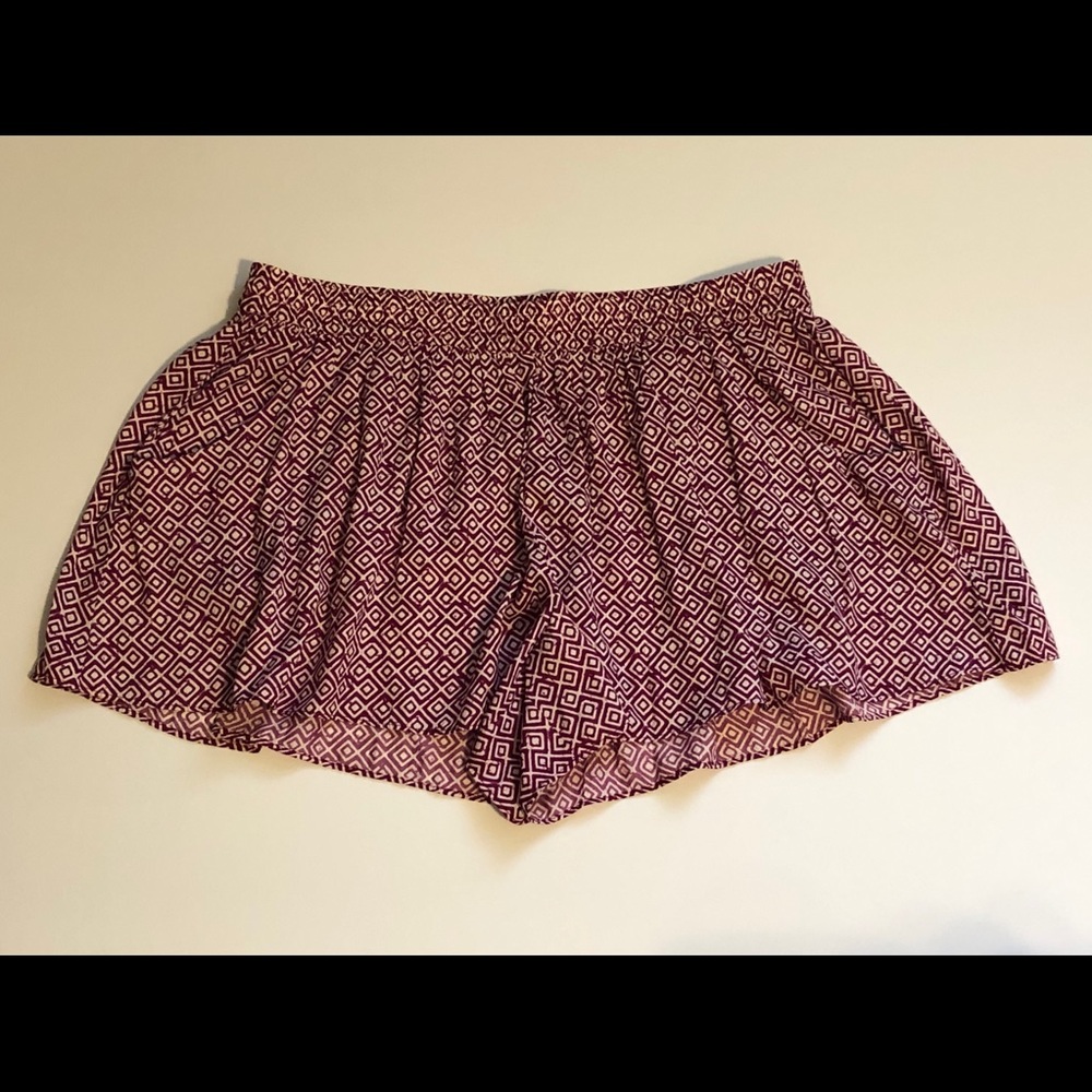 Pink Patterened Shorts